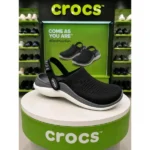 Stylish Crocs Literide 360 Clogs Black White For Men (HS1542) - stayhit.in
