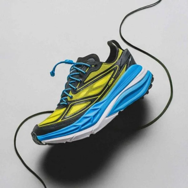 Stylish Hoka Stinson One7 Shoes Black Skyward Blue For Men (SUP1712) - stayhit.in