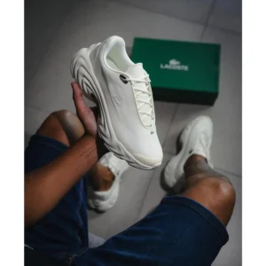 Stylish Lacoste Spinor Shoes White Sneakers For Men (SUP3070) - stayhit.in