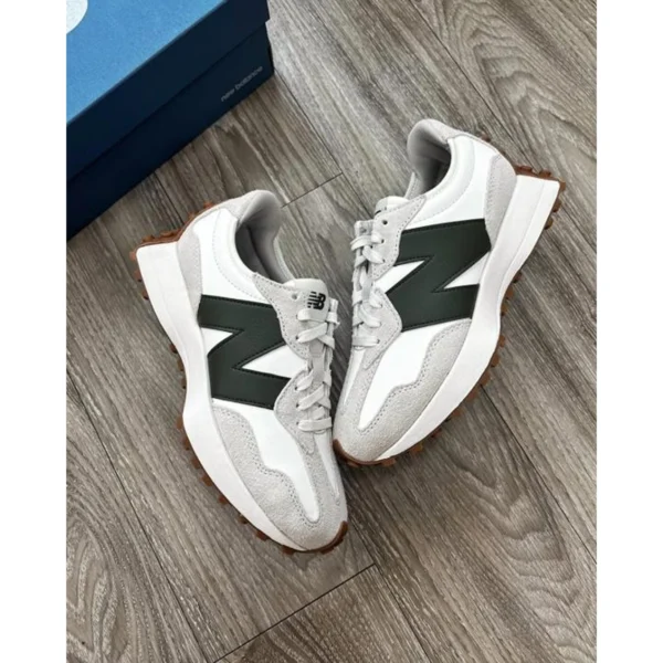 Stylish New Balance 327 Shoes Moonbeam Green For Men (SUP3456) - stayhit.in