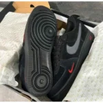 Stylish Nike Air Force 1 Low Shoes Multi Swoosh Black For Men (SUP1864) - stayhit.in