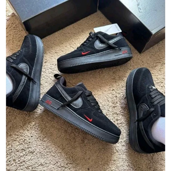 Stylish Nike Air Force 1 Low Shoes Multi Swoosh Black For Men (SUP1864) - stayhit.in Stylish Nike Air Force 1 Low Shoes Multi Swoosh Black For Men (SUP1864) - stayhit.in