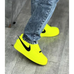 Stylish Nike Air Force 1 X Ambush Shoes Flash Lime For Men (SUP3457) - stayhit.in