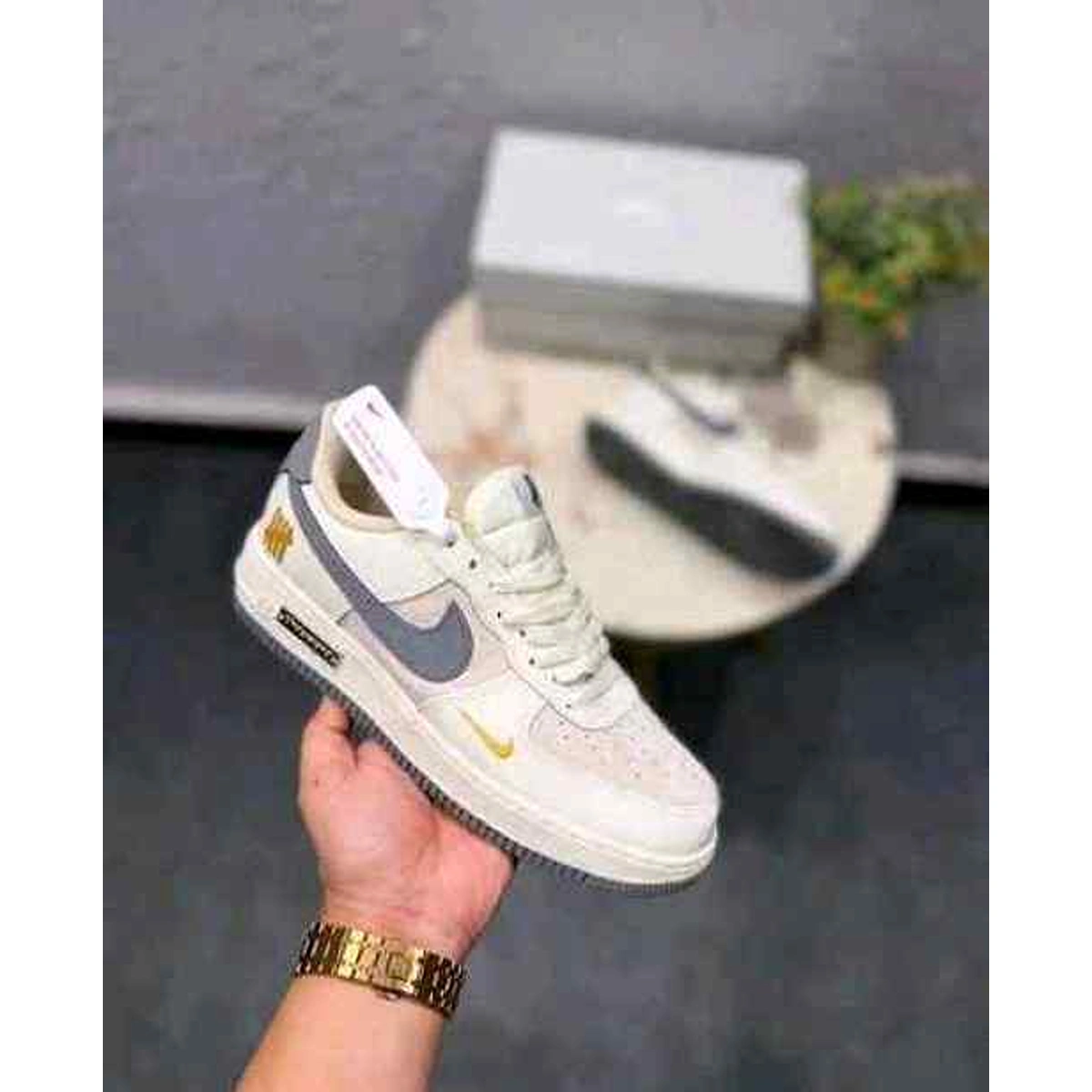 Stylish Nike Air Force Shoes Custom Beige For Men (SUP3073) - stayhit.in Stylish Nike Air Force Shoes Custom Beige For Men (SUP3073) - stayhit.in
