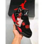 Stylish Nike Air Jordan 4 Retro Shoes Red Thunder For Men (SUP3060) - stayhit.in