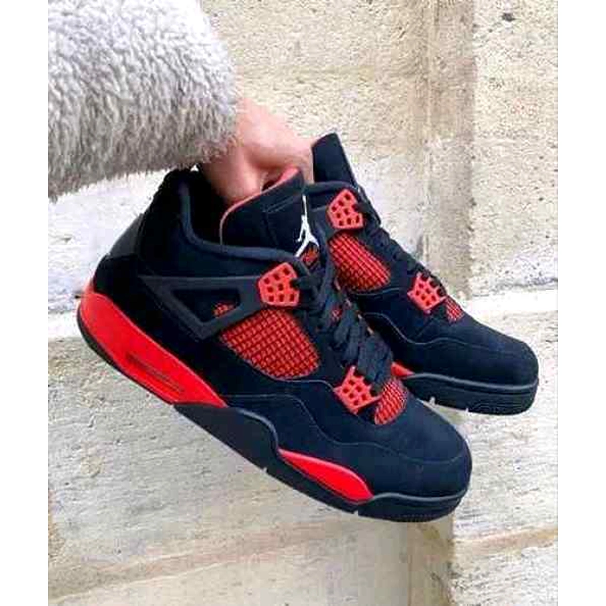Stylish Nike Air Jordan 4 Retro Shoes Red Thunder For Men (SUP3060) - stayhit.in Stylish Nike Air Jordan 4 Retro Shoes Red Thunder For Men (SUP3060) - stayhit.in