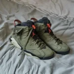 Stylish Nike Air Jordan Retro 6 Shoes Travis Scott Cactus For Men (SUP1385) - stayhit.in