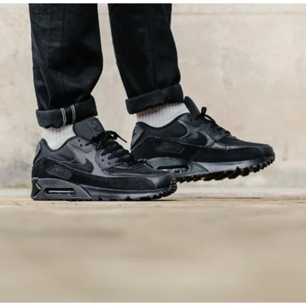 Stylish Nike Air Max 90 Shoes Triple Black For Men (SUP1380) - stayhit.in Stylish Nike Air Max 90 Shoes Triple Black For Men (SUP1380) - stayhit.in