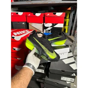 Stylish Nike Zoom Alphafly Shoes Next Black Volt For Men (SUP1370) - stayhit.in