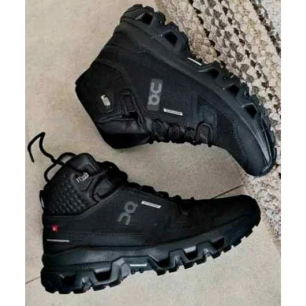 Stylish On Cloudrock Waterproof Shoes Mid Hiking Boots Black For Men (SUP1862) - stayhit.in Stylish On Cloudrock Waterproof Shoes Mid Hiking Boots Black For Men (SUP1862) - stayhit.in
