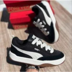 Stylish Puma Park Lifestyle Shoes Black Beige Gum For Men (SUP2884) - stayhit.in