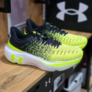 Stylish Under Armour Infinite Shoes Elite Black For Men (SUP3246) - stayhit.in