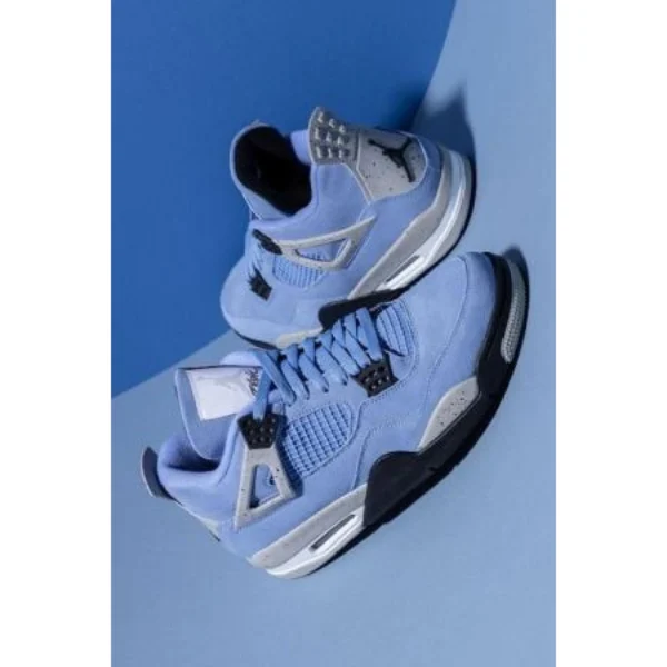 Supreme Air Jordan 4 UNC Shoes University Blue For Men (SUP1740) - stayhit.in