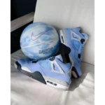 Supreme Air Jordan 4 UNC Shoes University Blue For Men (SUP1740) - stayhit.in