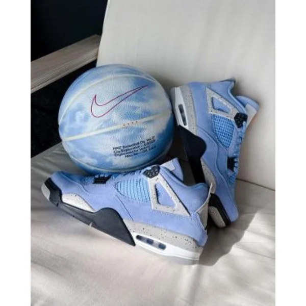 Supreme Air Jordan 4 UNC Shoes University Blue For Men (SUP1740) - stayhit.in