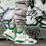 Supreme Air Jordan Retro 4 Shoes Pine Green For Men (SUP2905) - stayhit.in
