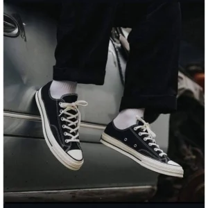 Supreme Converse Chuck Taylor 70 Shoes Black Low For Men (SUP1723) - stayhit.in