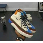 Supreme Lacoste Gripshot Shoes High Top White Brown For Men (SUP1729) - stayhit.in
