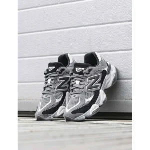 Supreme New Balance 9060 Shoes Black Grey Castlerock For Men (SUP1643) - stayhit.in