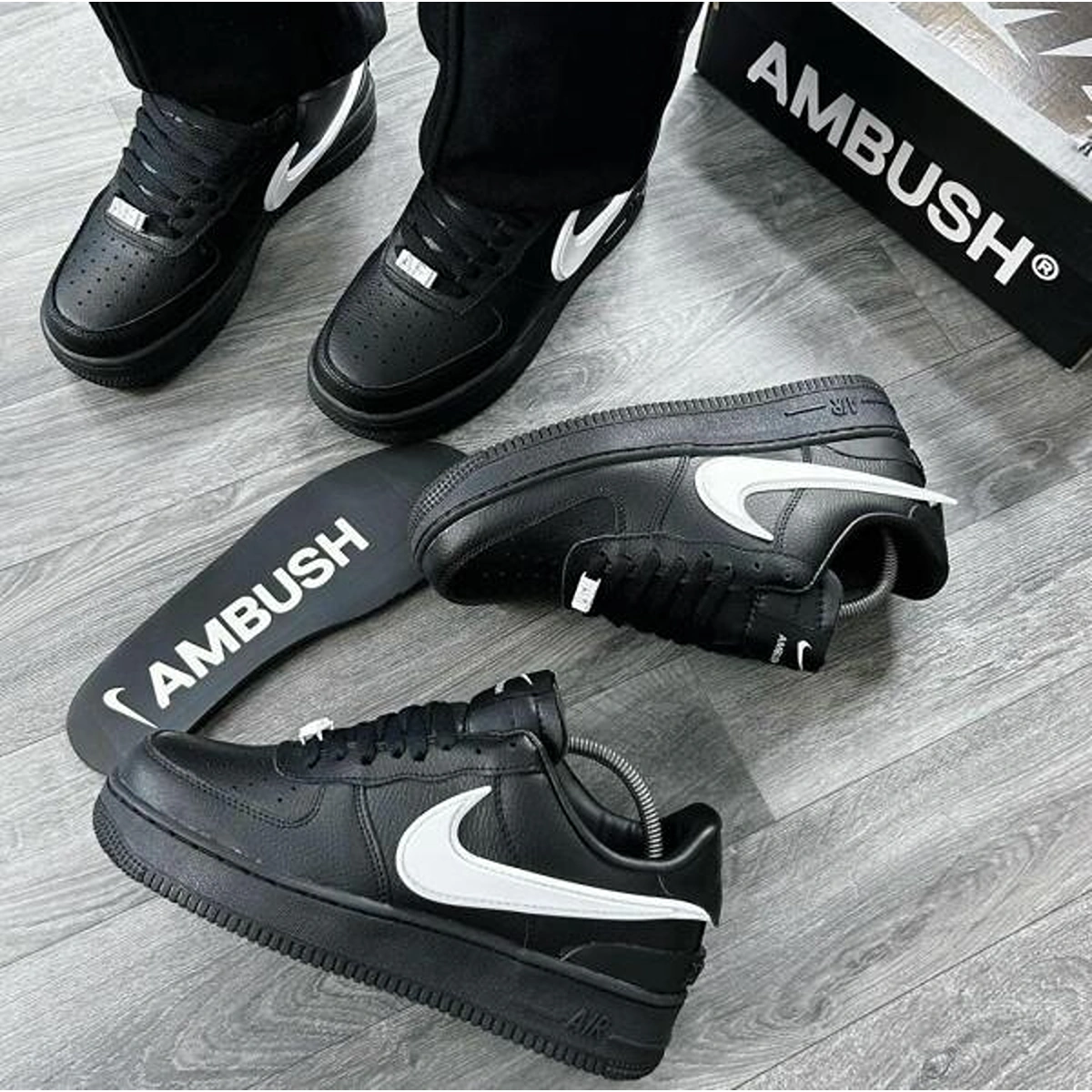 Supreme Nike Air Force 1 Low Shoes Ambush Black For Men (SUP2916) - stayhit.in Supreme Nike Air Force 1 Low Shoes Ambush Black For Men (SUP2916) - stayhit.in