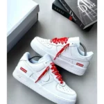 Supreme Nike Air Force 1 Shoes Supreme White For Men (SUP1634) - stayhit.in