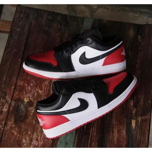 Supreme Nike Air Jordan 1 Shoes Low Bred Toe For Men (SUP1575) - stayhit.in Supreme Nike Air Jordan 1 Shoes Low Bred Toe For Men (SUP1575) - stayhit.in