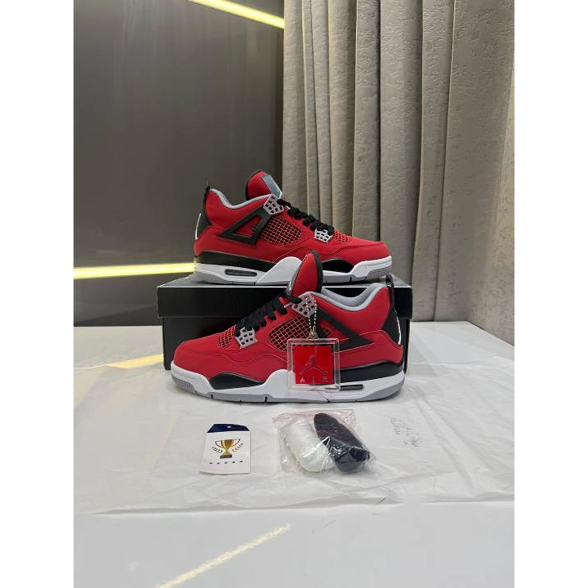 Supreme Nike Air Jordan 4 Shoes Retro Toro Bravo For Men (SUP1648) - stayhit.in Supreme Nike Air Jordan 4 Shoes Retro Toro Bravo For Men (SUP1648) - stayhit.in