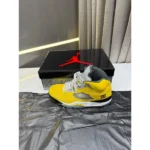 Supreme Nike Air Jordan 5 Shoes Retro Tokyo Yellow For Men (SUP1636) - stayhit.in