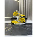 Supreme Nike Air Jordan 5 Shoes Retro Tokyo Yellow For Men (SUP1636) - stayhit.in