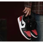 Supreme Nike Air Jordan Retro 1 Shoes Bred For Men (SUP2917) - stayhit.in