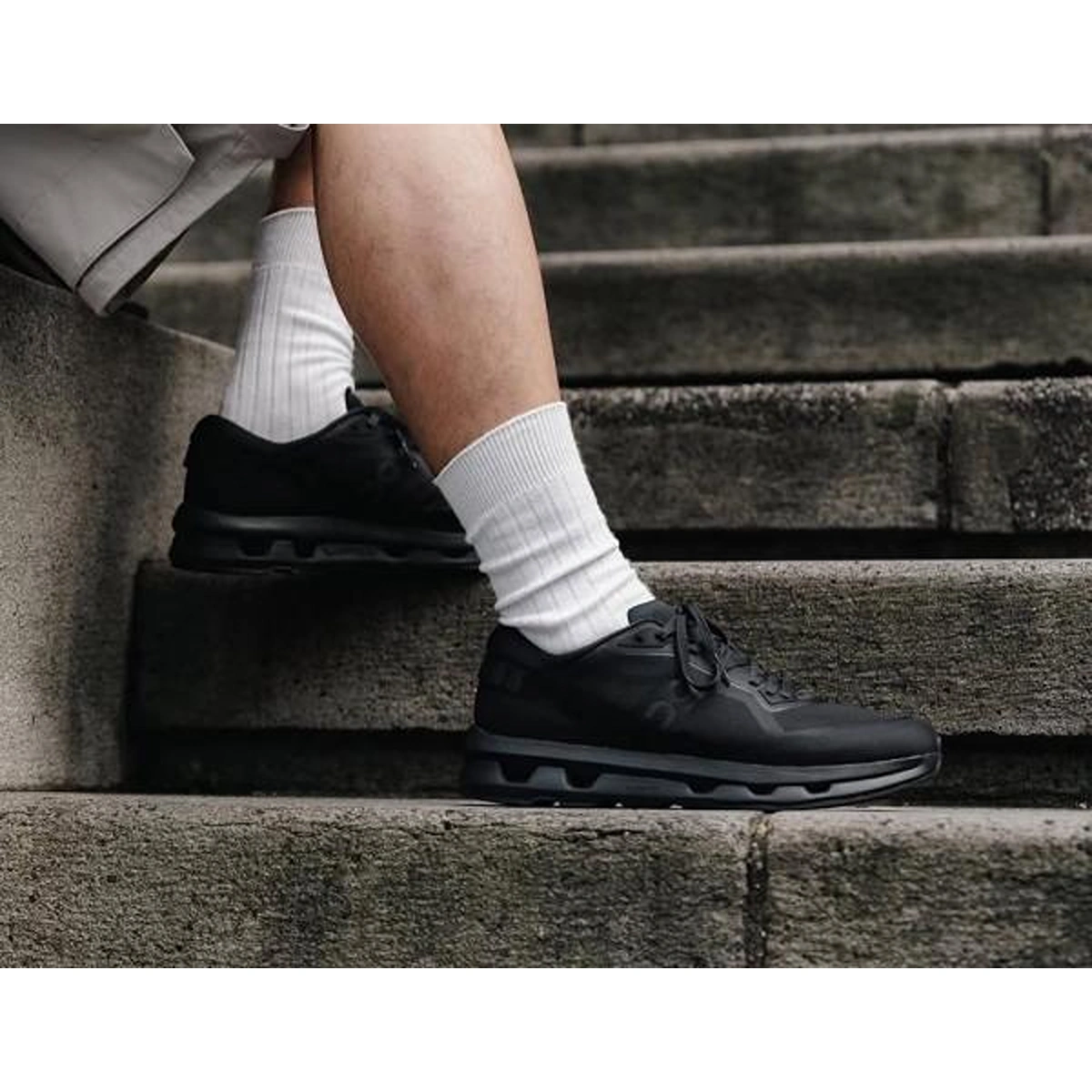 Supreme On Running X Kith Cloudzone Shoes Full Black For Men (SUP2912) - stayhit.in Supreme On Running X Kith Cloudzone Shoes Full Black For Men (SUP2912) - stayhit.in