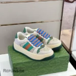 Trendy Gucci Screener Gg Shoes Leather Trimmed Canvas For Men (SUP3450) - stayhit.in