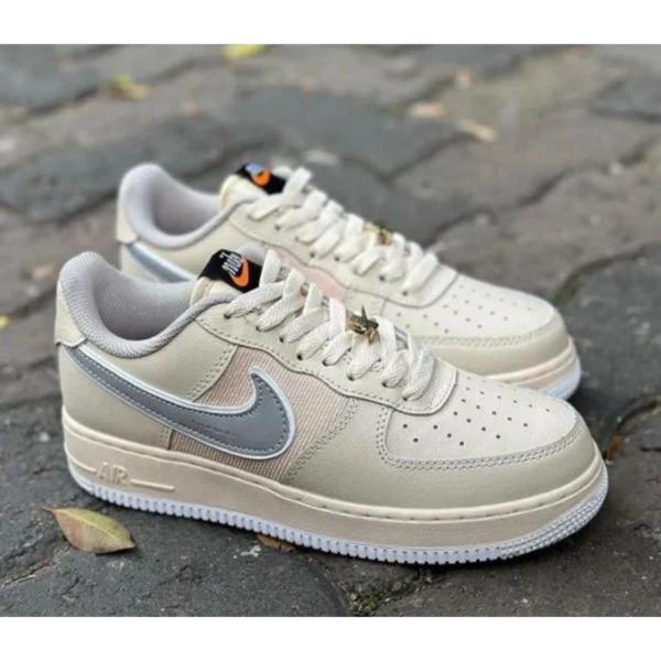 Trendy Nike Air Force 1 Low Shoes Beige Reflective For Men (SUP3448) - stayhit.in