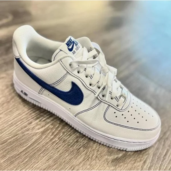 Trendy Nike Air Force 1 Shoes White Deep Royal For Men (SUP3451) - stayhit.in Trendy Nike Air Force 1 Shoes White Deep Royal For Men (SUP3451) - stayhit.in