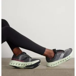 Trendy On Cloudsurfer Shoes Black Lime Green For Men (SUP3446) - stayhit.in