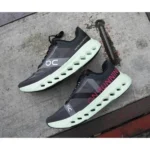 Trendy On Cloudsurfer Shoes Black Lime Green For Men (SUP3446) - stayhit.in