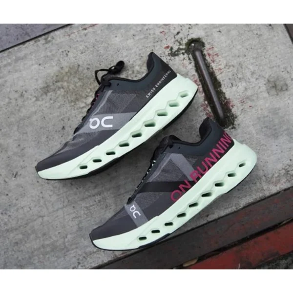 Trendy On Cloudsurfer Shoes Black Lime Green For Men (SUP3446) - stayhit.in Trendy On Cloudsurfer Shoes Black Lime Green For Men (SUP3446) - stayhit.in