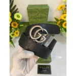 Imported Gucci GG Matte Belt Silver Reverse With Og Accessories For Men (BT347) - stayhit.in