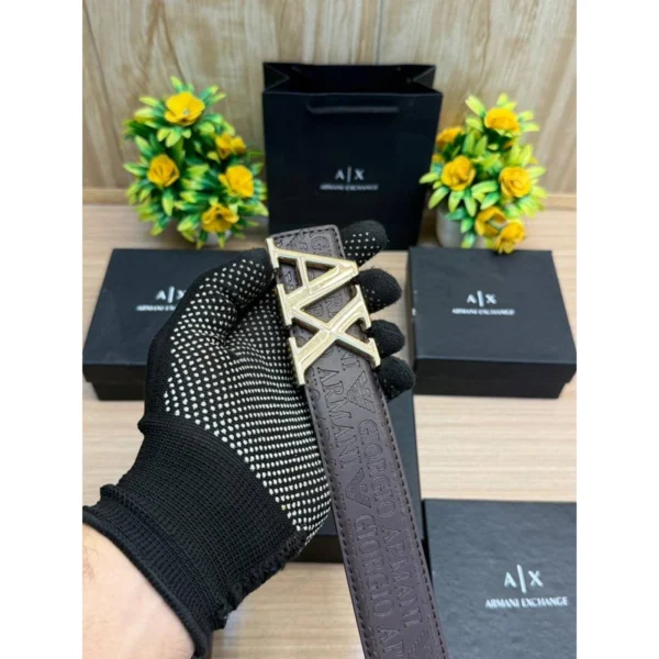 Premium Armani Belt With Box Carry Bag For Men Premium Armani Belt With Box Carry Bag For Men