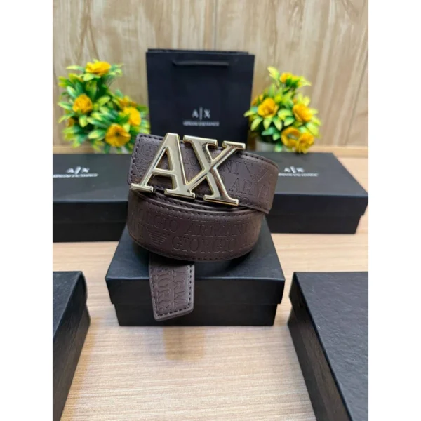 Premium Armani Belt With Box Carry Bag For Men Premium Armani Belt With Box Carry Bag For Men