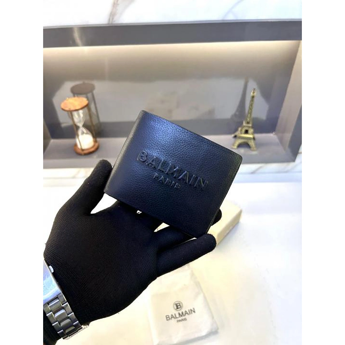 Premium Balmain Paris Wallet Black For Men (BOT4085) - stayhit.in Premium Balmain Paris Wallet Black For Men (BOT4085) - stayhit.in