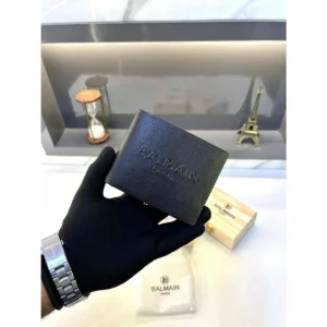 Premium Balmain Paris Wallet Brown For Men (BOT4087) - stayhit.in