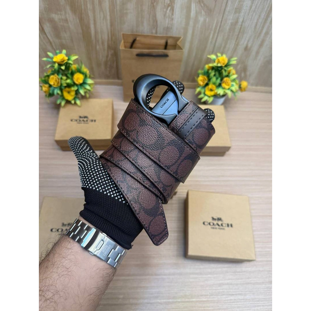 Premium Coach Belt For Men (DW132) - stayhit.in Premium Coach Belt For Men (DW132) - stayhit.in