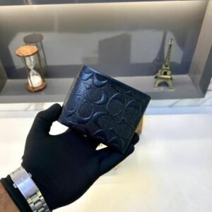 Premium Coach Wallet Black For Men (BOT4080) - stayhit.in