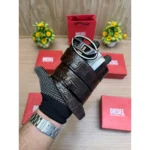 Premium Diesel Crocodile Embossed Reversible Belt With Og Box For Men (DW274) - stayhit.in