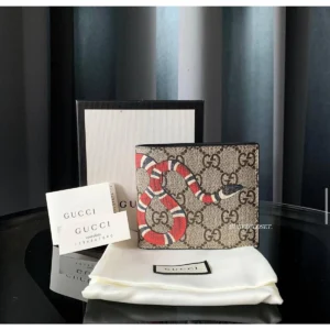 Premium Gucci Snake Wallet With Og Box Card Dust Bag For Men (DW94) - stayhit.in