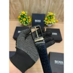 Premium Hugo Boss Belt For Men Jeans & Trousers (BT172) - stayhit.in