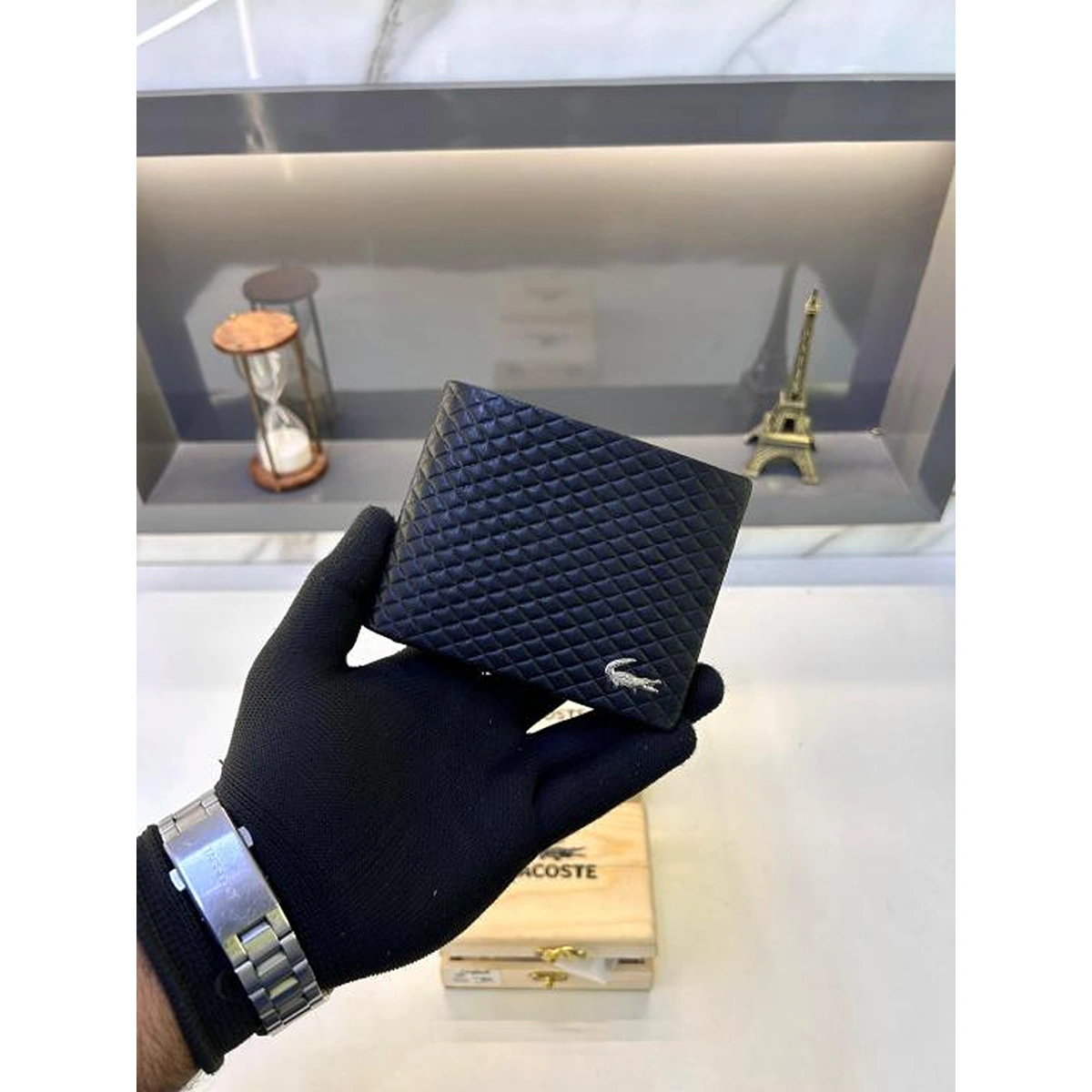 Premium Lacoste Wallet Black For Men (BOT4088) - stayhit.in Premium Lacoste Wallet Black For Men (BOT4088) - stayhit.in