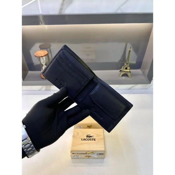 Premium Lacoste Wallet Black For Men Premium Lacoste Wallet Black For Men