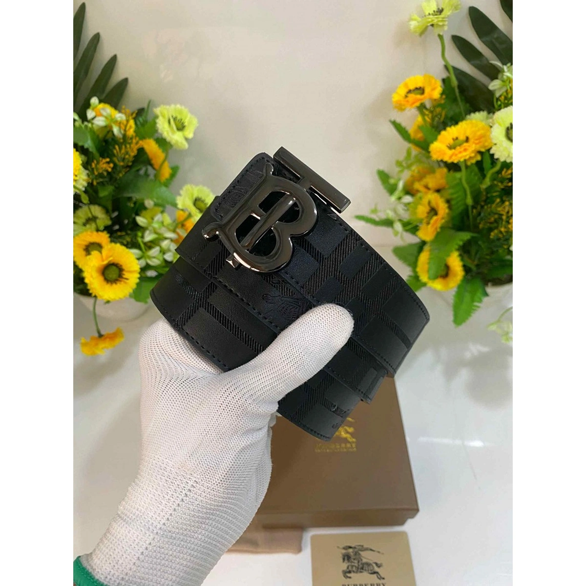 Stylish Burberry Belt With Og Box For Men (BT201) - stayhit.in
